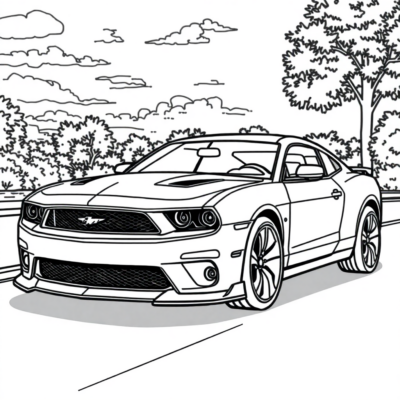 Vrooming Vehicles Coloring Adventure