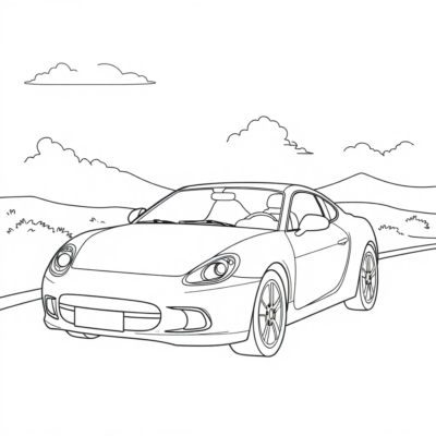 Coloring Book: Cars Coloring Pages
