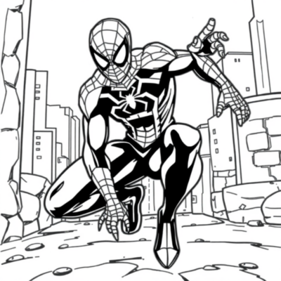 Coloring Book: Spider-Man Coloring Pages