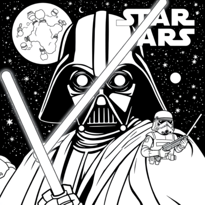 Galactic Heroes Coloring Book for Kids