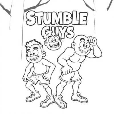 Stumble Guys Coloring Pages