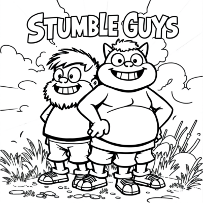 Stumble Guys Coloring Pages to Print