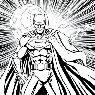 Superhero Coloring Pages