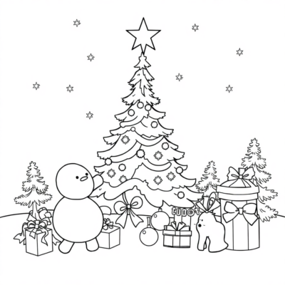 Holiday Coloring Pages for Adults