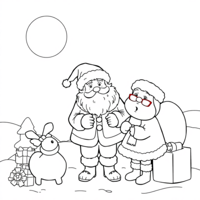 Coloring Book: Christmas Coloring Pages for Kids