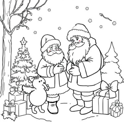Coloring Book: Christmas Coloring Pages to Print