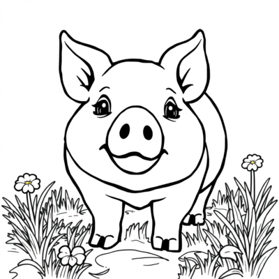 Pig Coloring Pages