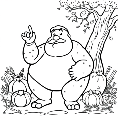 Coloring Book: Fat Thursday Coloring for Kids