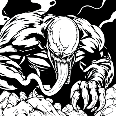 Venom Coloring Pages