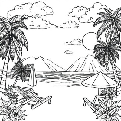 Summer Coloring Pages
