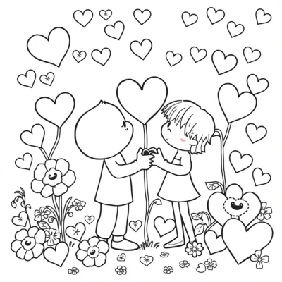 Valentine’s Coloring Booklets
