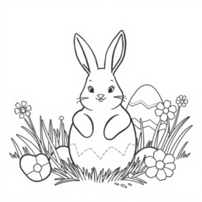 Easter Spring Coloring Joy for Kids