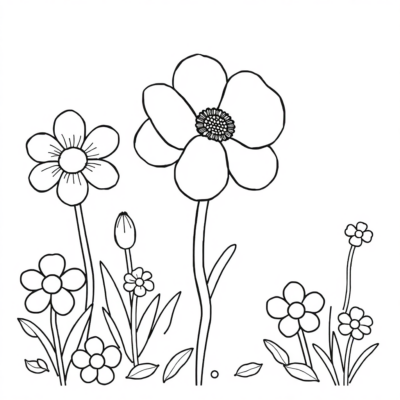 Spring Coloring Book: Spring Printables for Kids