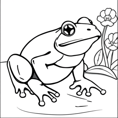 Frog Coloring Pages