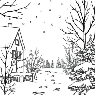 Winter Coloring Pages
