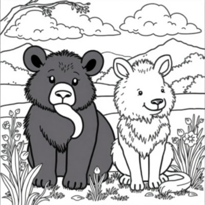 Coloring Book: Animal Coloring Pages
