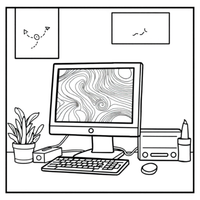 Computer Coloring Book