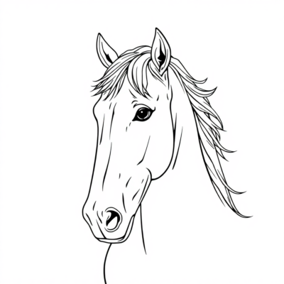 Majestic Horse Coloring Fun