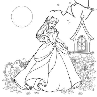 Cinderella Coloring Book