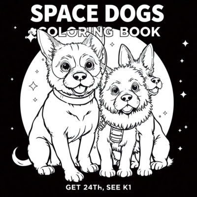Cosmic Pups Coloring Book