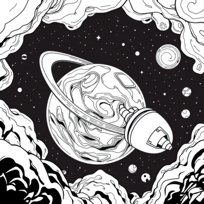 Cosmic Coloring Adventure for Kids