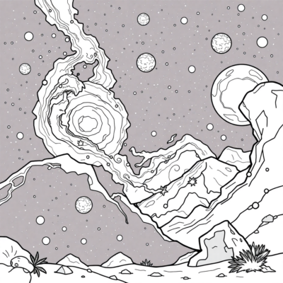 Space Adventure: Fun Coloring Book for Kids