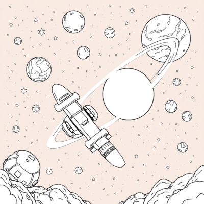 Space Coloring Book