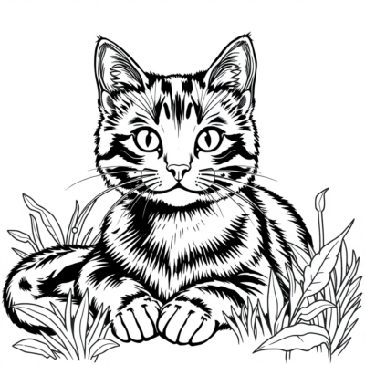 Cat Coloring Book