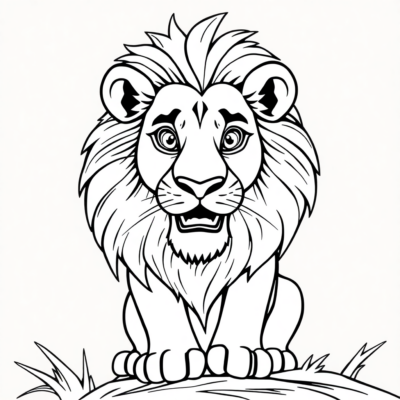 Savanna King: Animal Friends Coloring Book