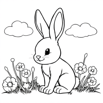 Coloring Book: Bunny Coloring Book