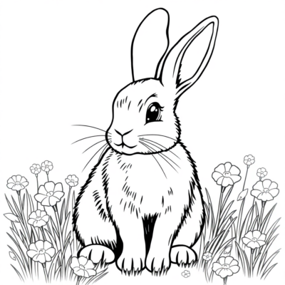 Bunny Friends: Cute Bunny Coloring Fun for Kids