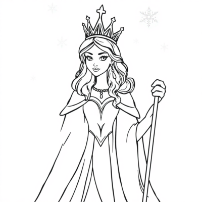 The Snow Queen Coloring Book