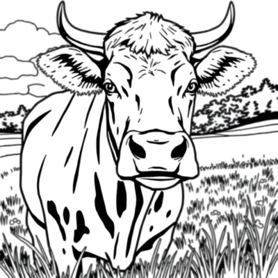 Happy Cows Coloring Adventure