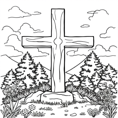 Coloring Book: Cross Coloring Book for Kids