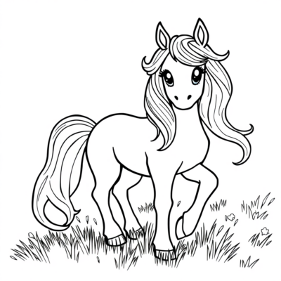 Magical Pony Coloring Fun