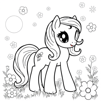 Enchanted Pony Pals Coloring Quest