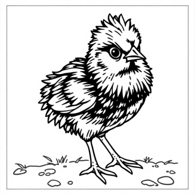 Chick Coloring Book