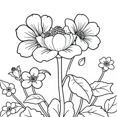 Bloom Garden: Kids’ Flower Coloring Fun