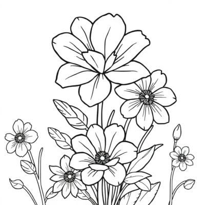 Blossom Coloring Fun for Kids