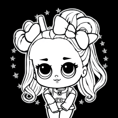 LOL Doll Coloring Book