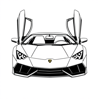 Lamborghini Coloring Pages