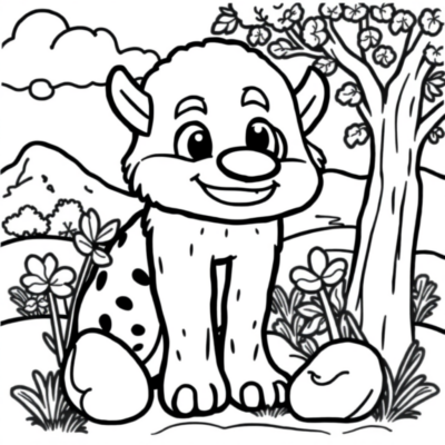 Coloring Book: Easy Printables for Kids