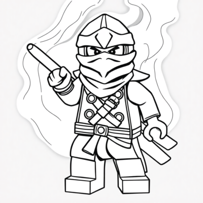 Lego Ninjago Coloring Pages to Print
