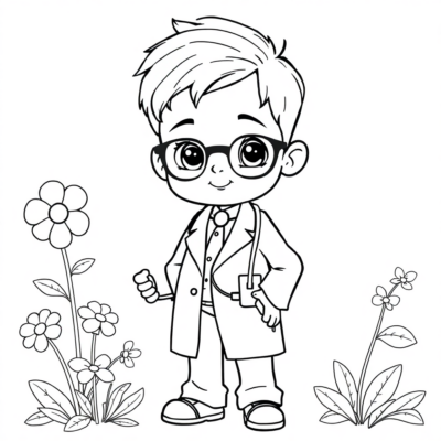 Coloring Book: Doctor Coloring Book for Kids