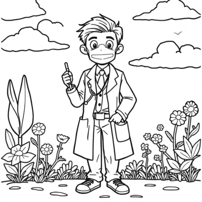 Coloring Book: Doctor Coloring Pages for Kids