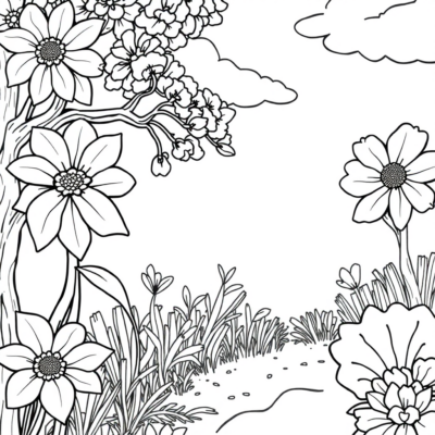 Leaf Coloring Pages