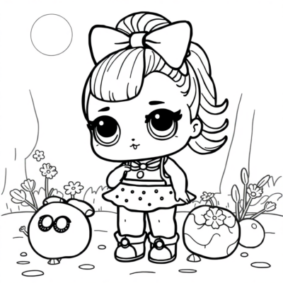LOL Surprise Fun: Cute Doll Coloring Adventure