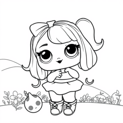 Coloring Book: LOL Surprise Coloring Pages