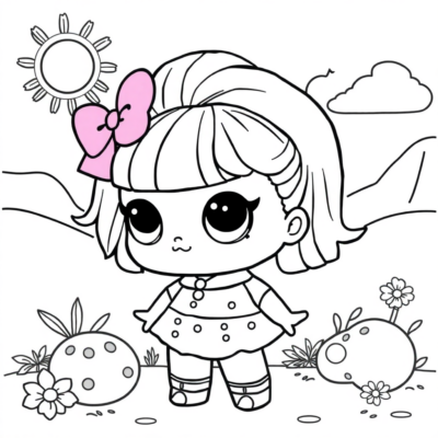 LOL Surprise Doll Coloring Fun Book