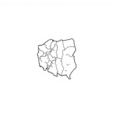 Map of Poland Coloring Book